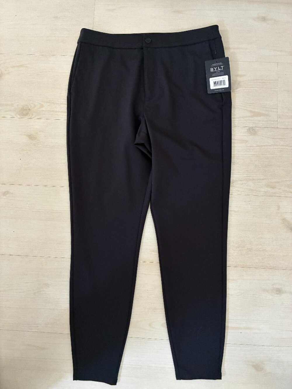 BYLT Basics Women's Everyday Pant Navy Blue Size XL SPSU23 NWT